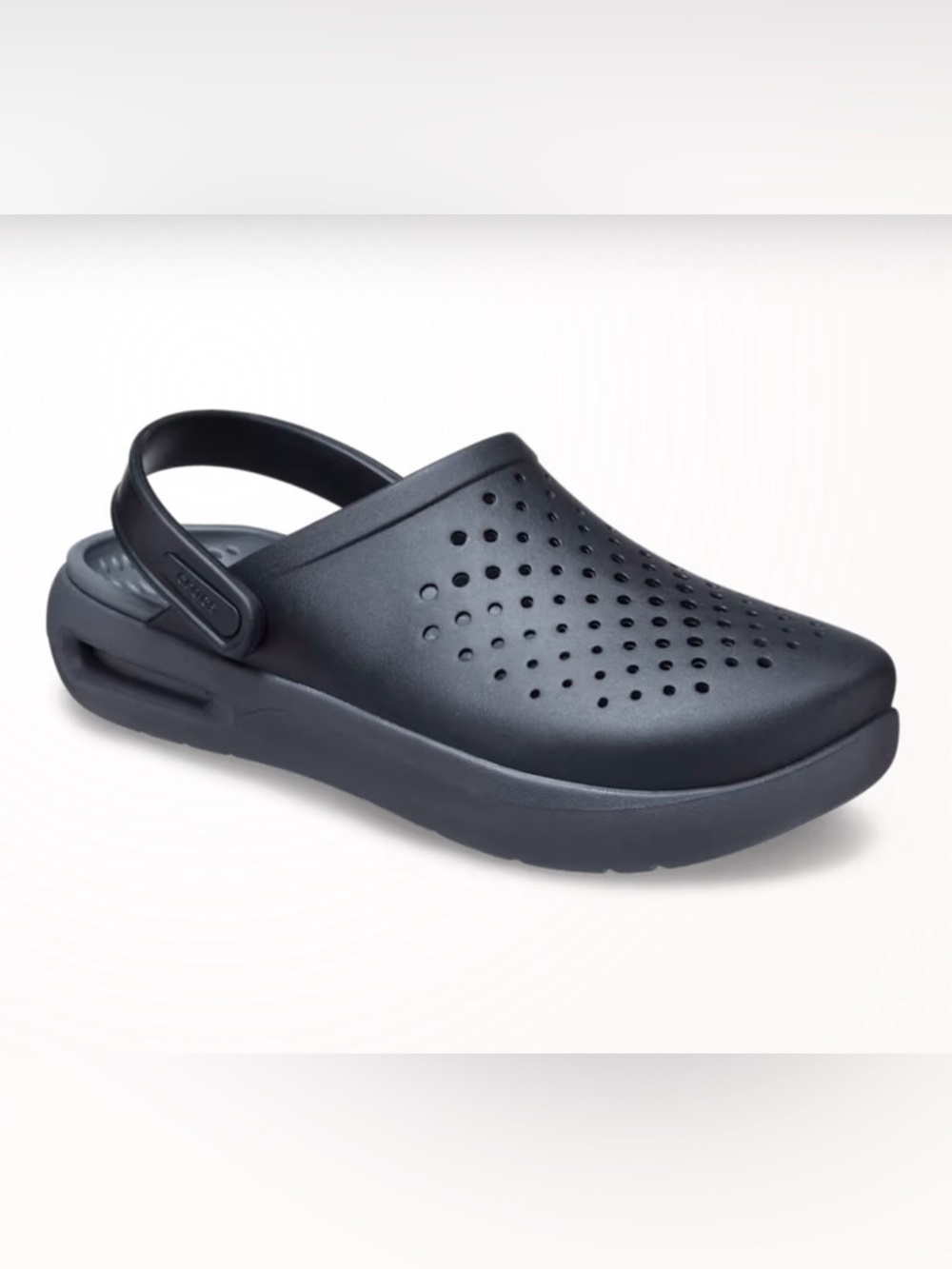 CROCS LiteRide Black Clogs Sz 8 - Picture 11 of 13